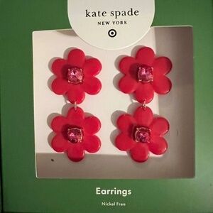 Floral Linear Earrings - kate spade new york x Target Red